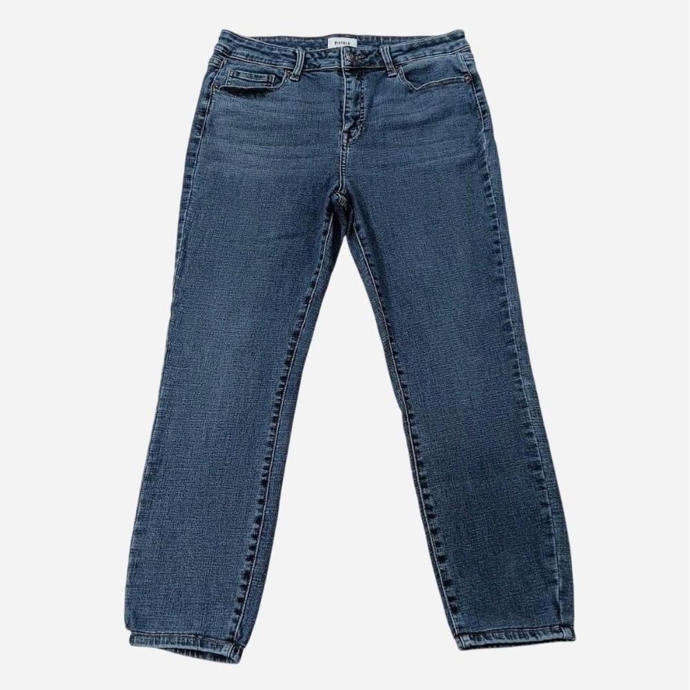 PISTOLA Arielle Skinny Ankle Blue Jeans Size 30 Premium Stretch EUC